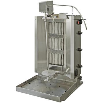 Dönergrill | Gas | 3 Branders | 9kW (3x 3kW) | Rotatiemotor, Verzenden