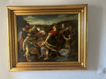 Italiaanse school (XVIII) - The entombment of Christ