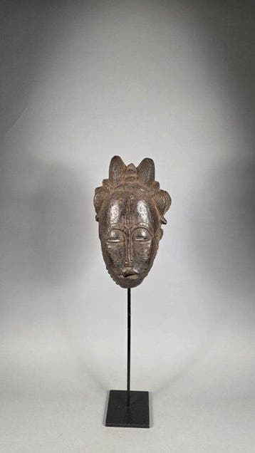 Houten masker - Baule - Ivoorkust, Antiek en Kunst