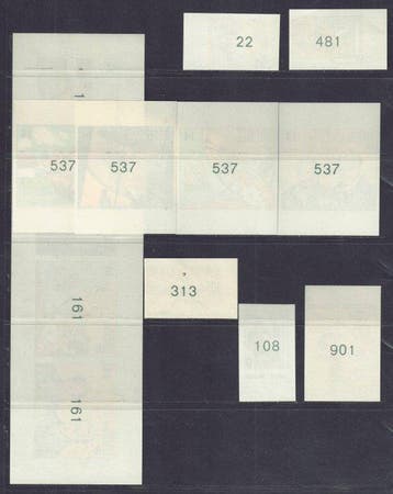 België 1987/1992 - Verzameling ongetande zegels ( met, Gestempeld