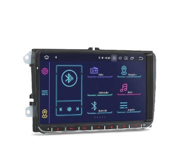 Autoradio 9  Gps Android 11 Volkswagen Vw Pour Skoda Seat, Verzenden, Nieuw