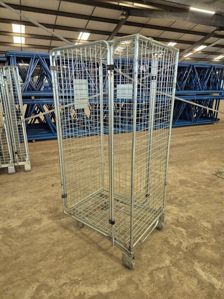 Rolcontainer 90x70x190 cm 5-heks met nestbare A-frame, Articles professionnels, Machines & Construction | Chariots élévateurs & Transport interne