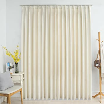 vidaXL Gordijn verduisterend met haken 290x245 cm fluweel, Verzenden, Nieuw