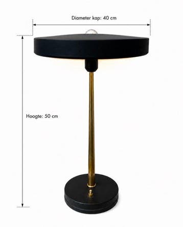 Philips - Lampe - Laiton, Métal - Louis Kalff Timor Lamp