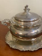 Soupière (2) - Argent 915 - Legumbrera & Tray