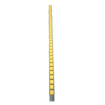Rollenbaan rollerstrip 191.5 cm kunststof rollen 25mm, Ophalen of Verzenden
