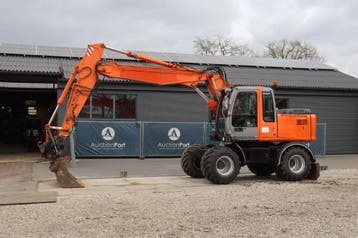 Veiling: Wielgraafmachine Hitachi ZX160W Diesel 2007, Ophalen