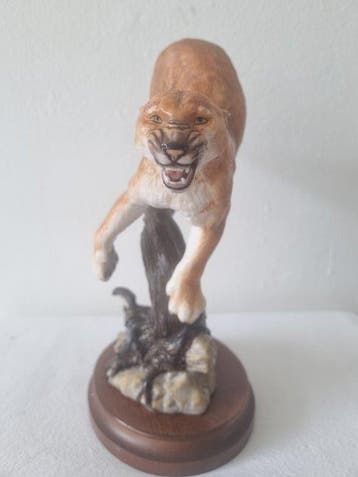 Franklin Mint - Beeldje - The Defender - Biscuit porselein, Antiquités & Art