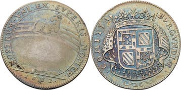 Zilverjeton 1682 Frankreich Ludwig Xiv 1643-1715, Verzenden