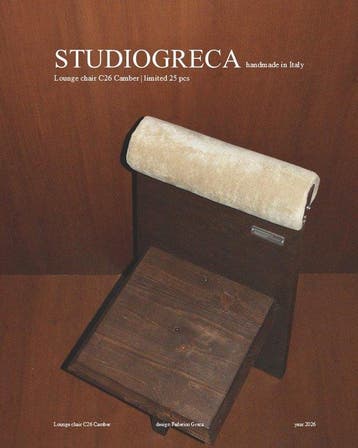 Studio Greca - Chaise - C26 Camber - Bois, Velours - 25