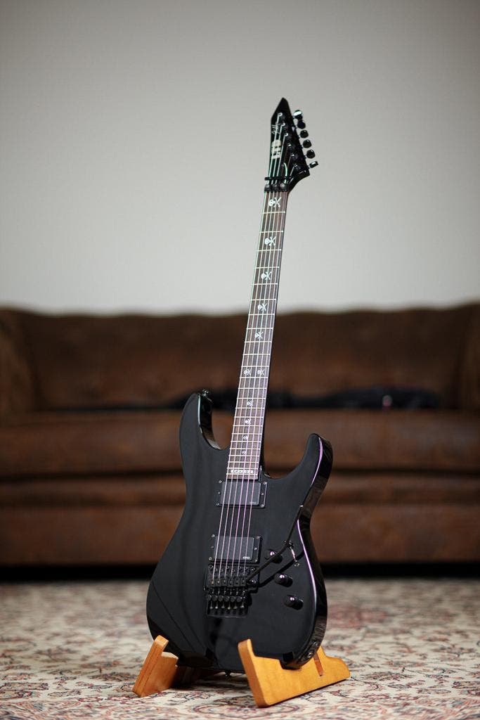 ESP LTD KH-602 Kirk Hammett Signature 2011 | Black, Muziek en Instrumenten, Snaarinstrumenten | Gitaren | Elektrisch, Verzenden
