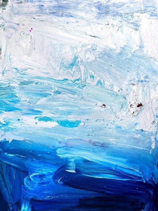 The Rodríguez (Spain) - Azul - ( PINTURA MATÉRICA 3D en, Antiek en Kunst, Kunst | Designobjecten