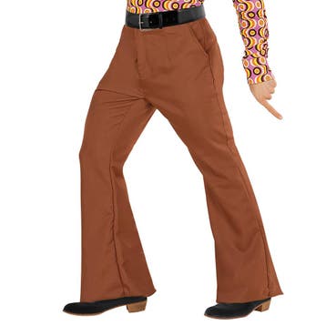 Disco 70S Broek Bruin Heren, Kleding | Heren, Verzenden, Nieuw