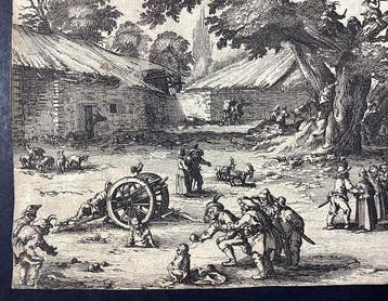 Jacques Callot (1592-1635) - La foire de Grondeville, Antiek en Kunst