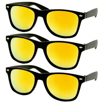 Fako Fashion - 3x Heren Zonnebril - Dames Zonnebril -, Verzenden