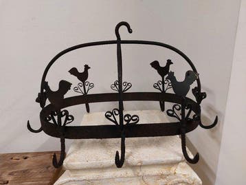 Decoratief ornament - Frankrijk - Ovale wildhaak