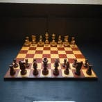 Schaakspel - Staunton Revanche verzwaard - Hout, Antiek en Kunst, Curiosa en Brocante