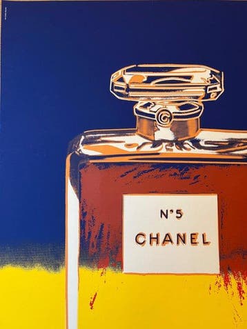 warhol andy - chanel giallo