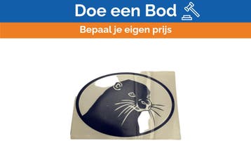 Bieden: Uttern Decal Logo BIG Blue - 873498, Ophalen of Verzenden