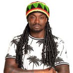 Rasta Muts met Dreadlocks, Verzenden, Nieuw