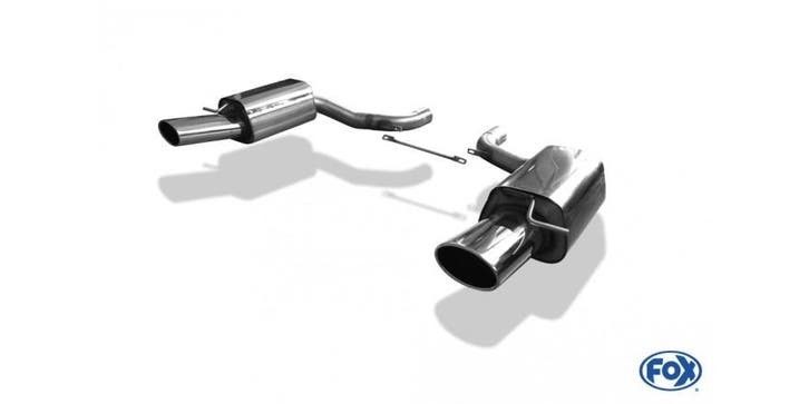 FOX Audi RS6 4F einddemper rechts/links - 140x90 type 32 rec, Autos : Pièces & Accessoires, Systèmes d'échappement, Envoi