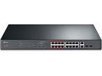 TP-Link TL-SL1218MP - Netwerk Switch - 16 Poorten PoE+ -, Verzenden, Nieuw