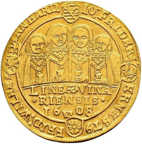 Duitsland, Saksen. Acht herzogliche Brüder, 1605-1615.. 3, Postzegels en Munten, Munten | Europa | Niet-Euromunten