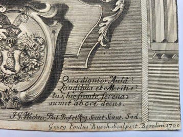 Georges Paulus Busch (1705?-1756) - Portrait de Marquard