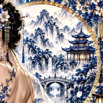 NYX - Porcelain Empress – The Blue Silk Veil