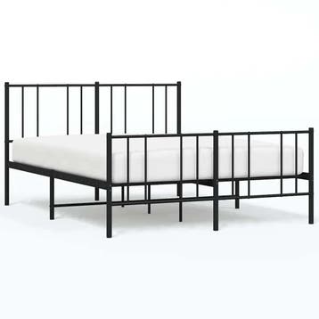 Bedframe 120x200cm zwart | Retour deal -34%!, Huis en Inrichting, Slaapkamer | Bedden, Verzenden, Zwart, Zo goed als nieuw, Twijfelaar