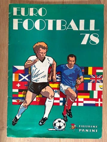 Panini Johan Cruyff Euro football 1978 Édition originale