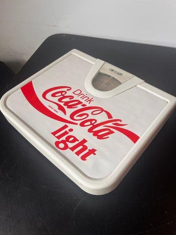 Balans of weegschaal - Metaal - Coca Cola Light weegschaal, Antiek en Kunst