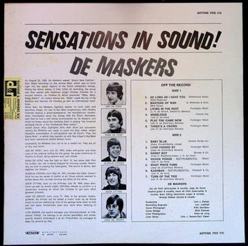 De Maskers - Sensations in Sound! (Holland 1966 LP) - Album