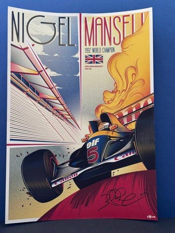 Williams - Nigel Mansell - 1992 - Print