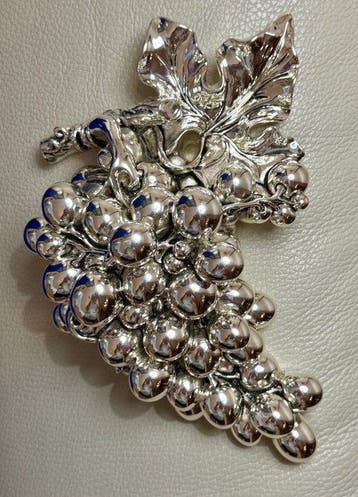 ARDE - Beeldje - “EXTRA LARGE” Grape Cluster - .925 zilver