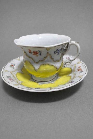 Meissen - Kop en schotel (2) - Porselein