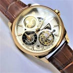 Stührling Original - Automatic - Moon - Dual Time - Open, Nieuw