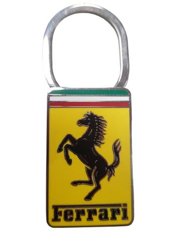 FERRARI ENAMEL CLOISSONÉ CAVALLINO SLEUTELHANGER JAREN 2000, Ophalen of Verzenden, Nieuw