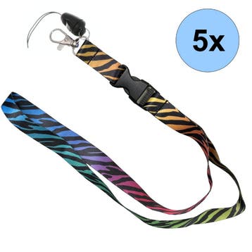 Fako Bijoux - Keycord Print - Lanyard - Sleutelkoord -, Verzenden