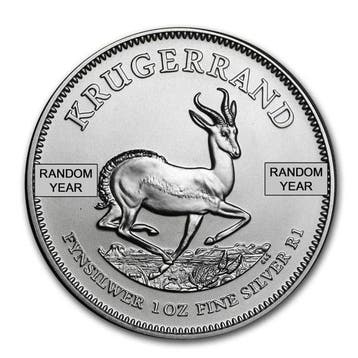 Zuid-Afrika. 1 Rand 5 x 1 oz South African 1 Rand Silver