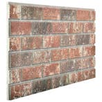 vidaXL Wandpanelen 10 pcs Donkerbruin en Grijs 100 x 50 cm, Verzenden