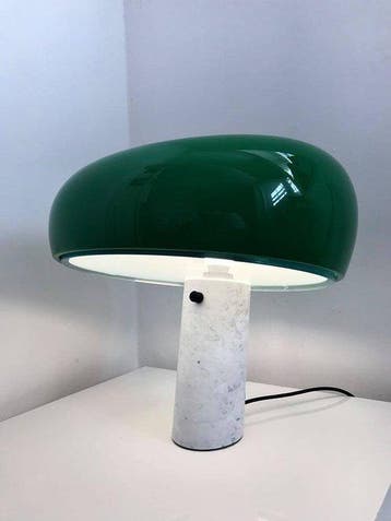Flos - Achille Castiglioni - Lamp - Snoopy groen - Basis van