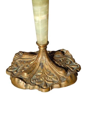 Lamp - Messing, Brons, Onyx, Antiek en Kunst