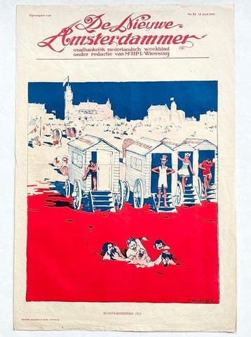 15 small poster-size political/editorial cartoons (WW1)