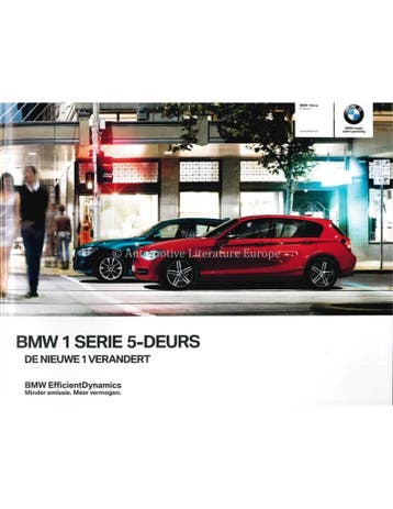 2011 BMW 1 SERIE BROCHURE NEDERLANDS, Ophalen of Verzenden, Nieuw