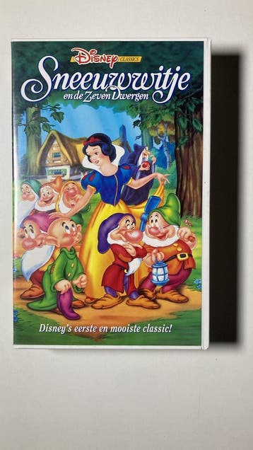SNOW WHITE AND THE SEVEN DWARFS (1937) (VHS), Gebruikt