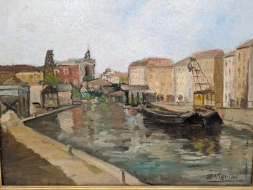 Bruno Vignini (XX) - Vista sul fiume