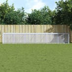vidaXL Kippenhok met dak 603x98x90 cm gegalvaniseerd staal, Verzenden, Nieuw