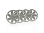 4x ORIGINELE Renault Wieldop Wielkap ZILVER 15 inch 77114265, Ophalen of Verzenden
