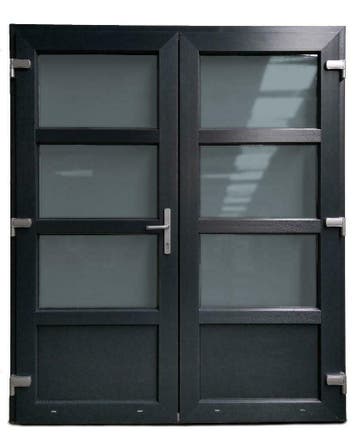 PVC Deur 175x204 buitendraaiend Perfect geschikt voor garage, Ophalen of Verzenden, Buitendeur